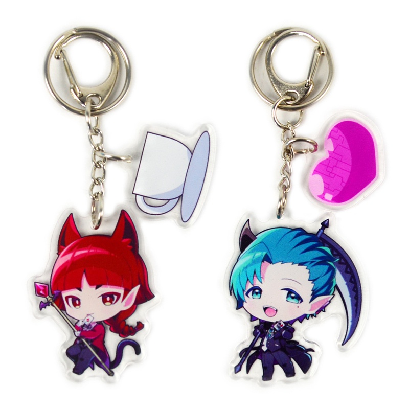 Móc khóa acrylic hình nhân vật Iruma-Kun Suzuki Iruma Clara Valac độc đáo