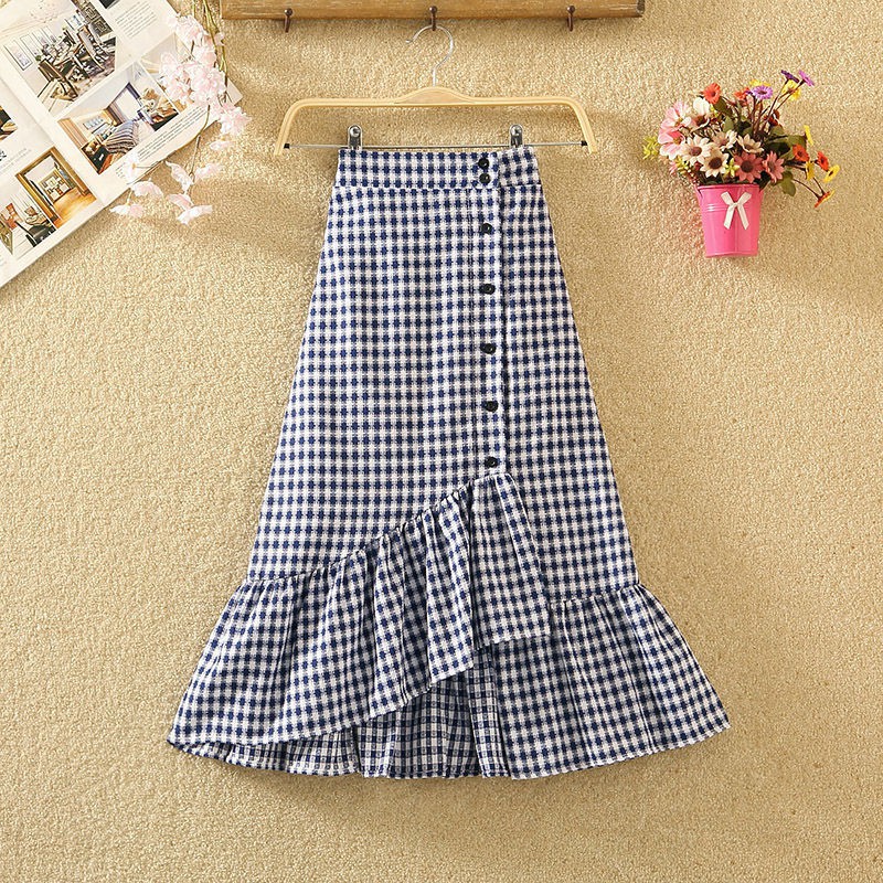 Chân váy chữ A đuôi cá kẻ caro ♥️ Chân váy chữ A, chân váy đuôi cá siêu hot ♥️ Chân váy ulzzang cho chị em - ZaZi CV16 | BigBuy360 - bigbuy360.vn