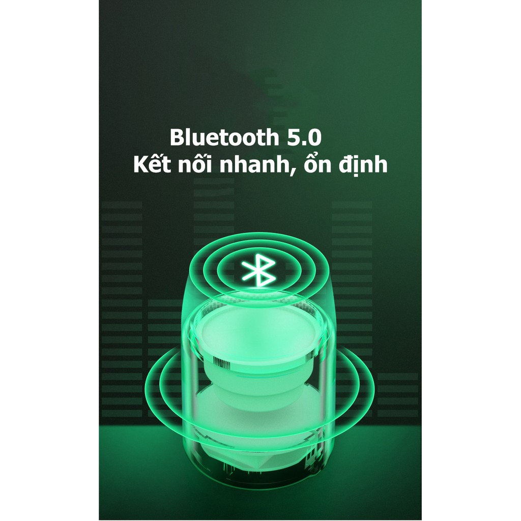 Loa Bluetooth 5.0 inPods LitteFun âm bass ấm nghe nhạc lâu pin 400 mAh