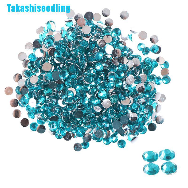 (Hàng Mới Về) Set 1000 Hạt Kim Cương Giả 5mm Trang Trí Móng Tay