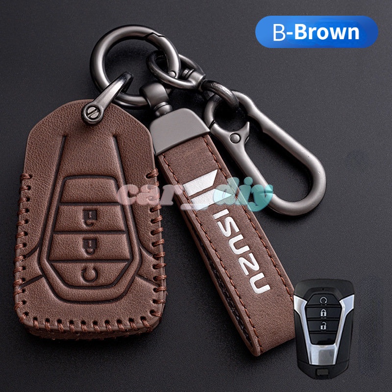 Bao Da Đựng Chìa Khóa Điều Khiển Từ Xa Cho Isuzu New MU-X X Series DMAX D-Max X-Terrain Pickup 2020 2021 2022
