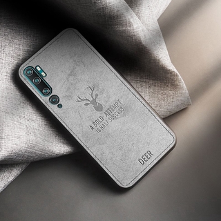  Xiaomi Mi Note 10 Lite Mi Note 10 Pro Case Deer Cloth Phone Case Soft Back Cover