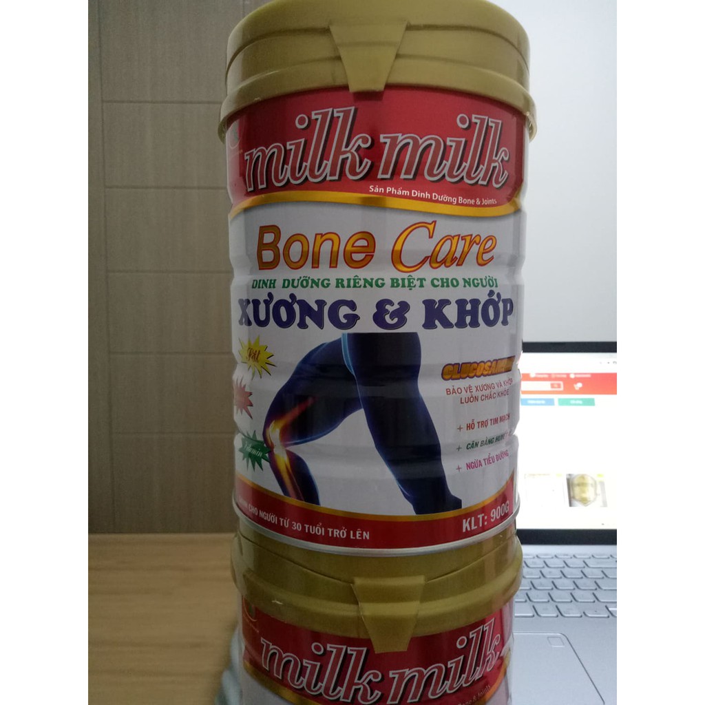 Sữa Xương khớp Milkmilk Bone care 900g - Dinh dưỡng chuyên biệt dành cho người bệnh xương khớp, tiểu đường, huyết áp