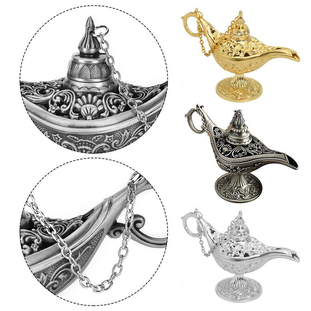 CONOPERY Đèn Điều Ước Aladdin Bằng Hợp Kim Kẽm Phong Cách Retro