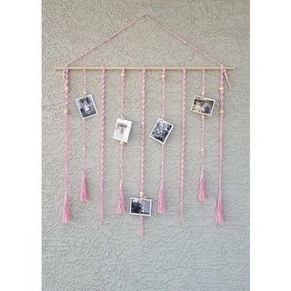 Treo macrame treo ảnh trang trí noDTA.01