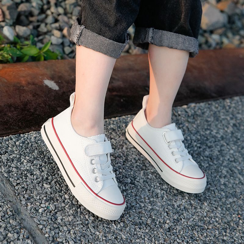 Giày Vải Canvas, Giày Bata Cổ Cao, Cổ Ngắn sz 26-37 Cho Bé Trai Bé Gái 3 Tuổi Đến 10 Tuổi