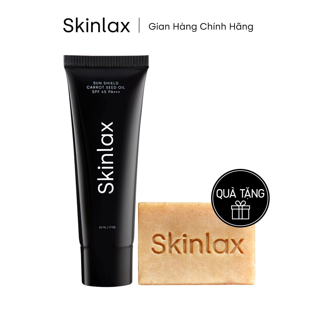 Kem Chống Nắng Dầu Hạt Cà Rốt Nâng Tông Chống Ánh Sáng Xanh SKINLAX ( 50ml )