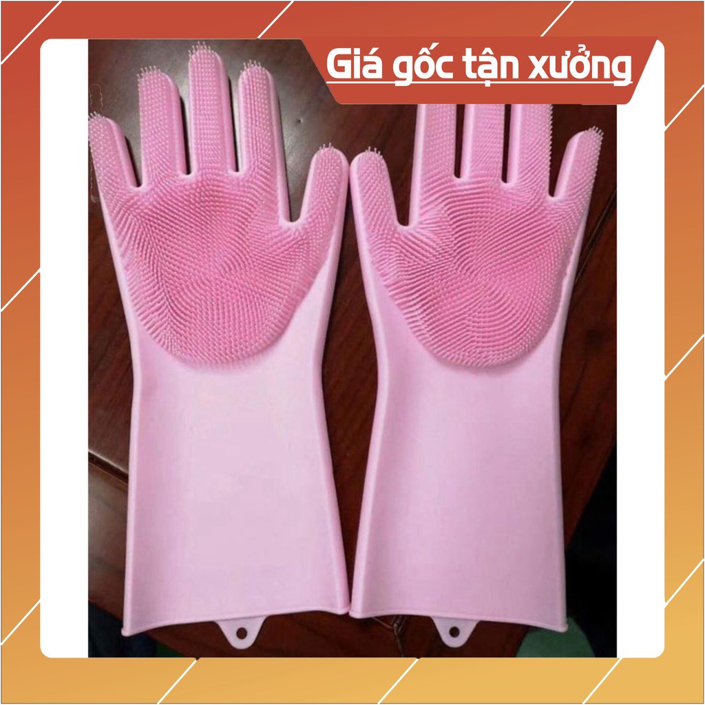 Sẵn hàng combo 20 đôi gang tay rửa bát silicol