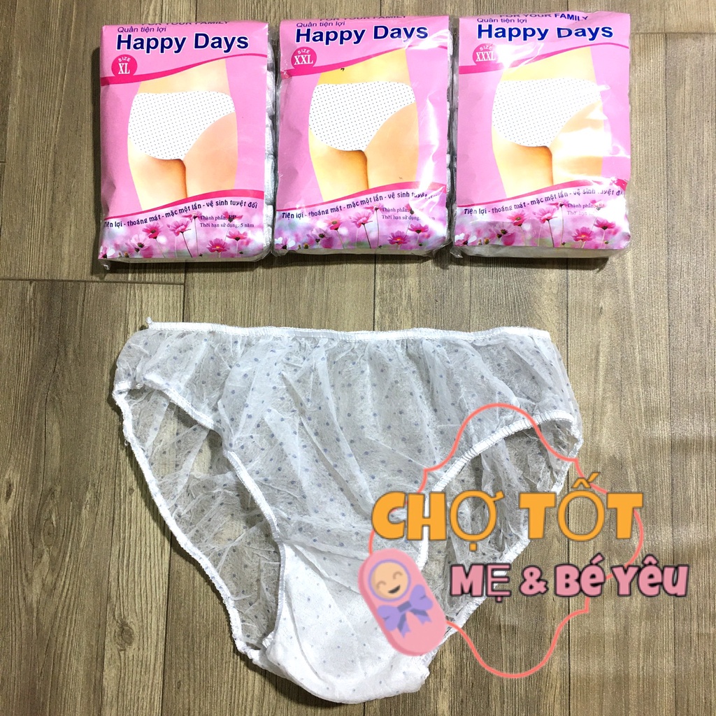 COMBO 2 BĂNG VỆ SINH MAMA VÀ 3 GÓI QUẦN LÓT GIẤY MẶC 1 LẦN