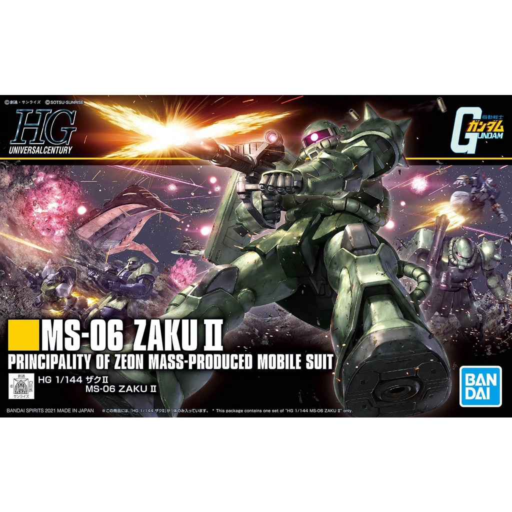 Mô hình HGUC 241 1/144 HG Zaku II Revive - Chính hãng Bandai Nhật Bản