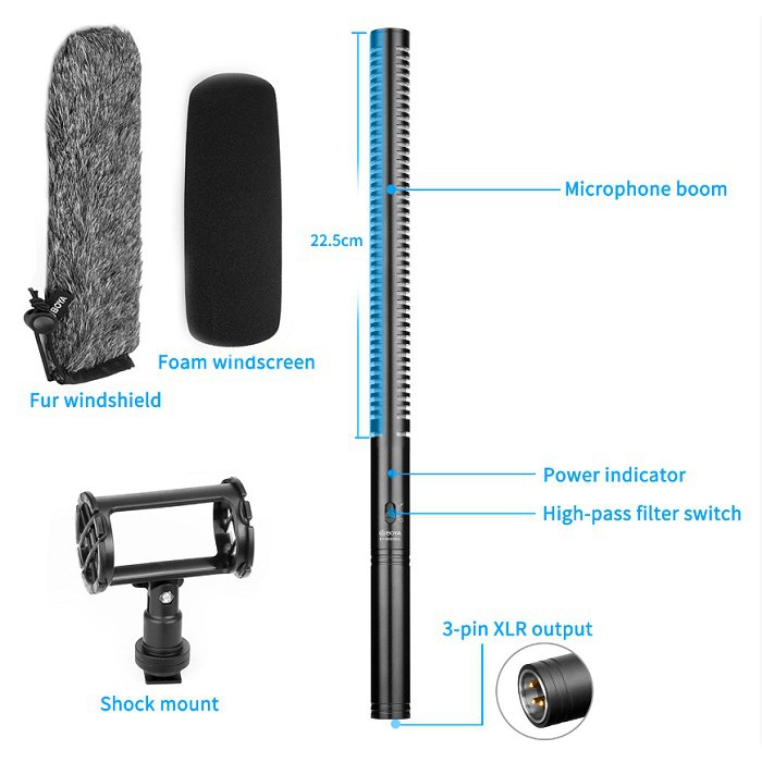 Micro thu âm shotgun BOYA BY-BM6060L