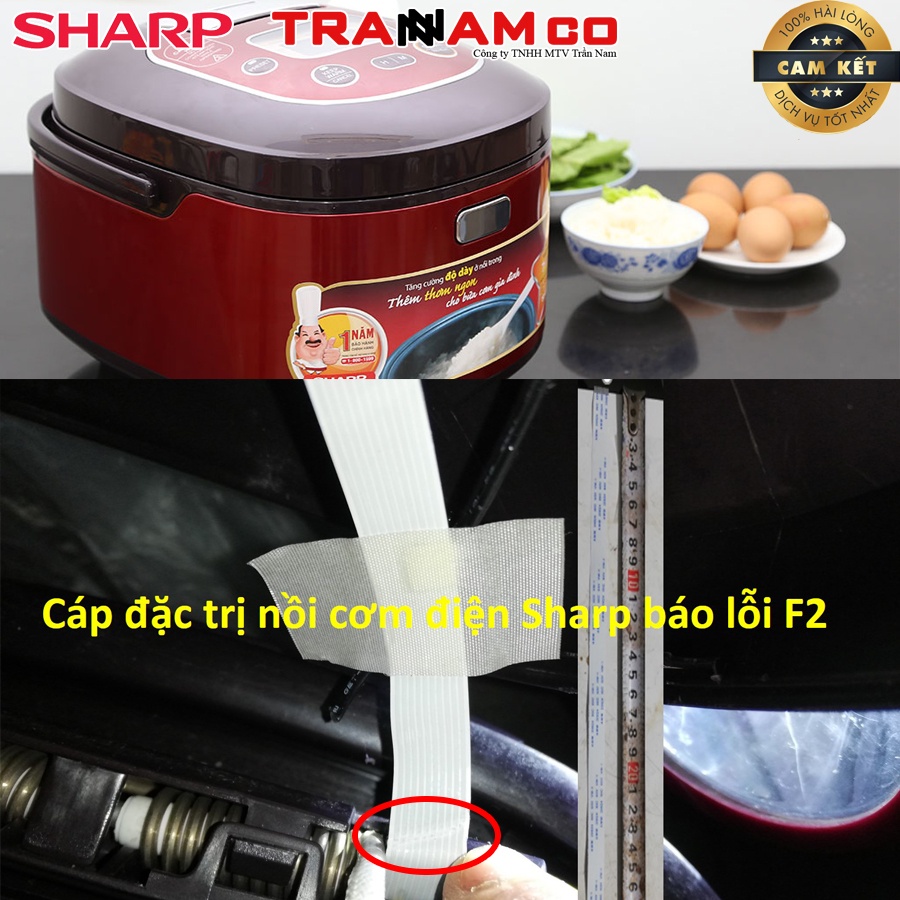(Chọn hỏa tốc)DÂY CÁP XỬ LÍ LỖI F2 NỒI CƠM ĐIỆN KS-TH18 SHARP