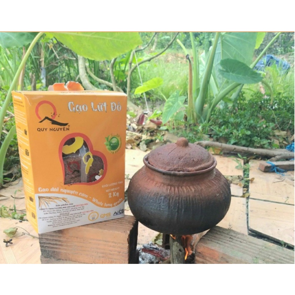 Gạo Lứt Đỏ Quy Nguyên hộp 2kg