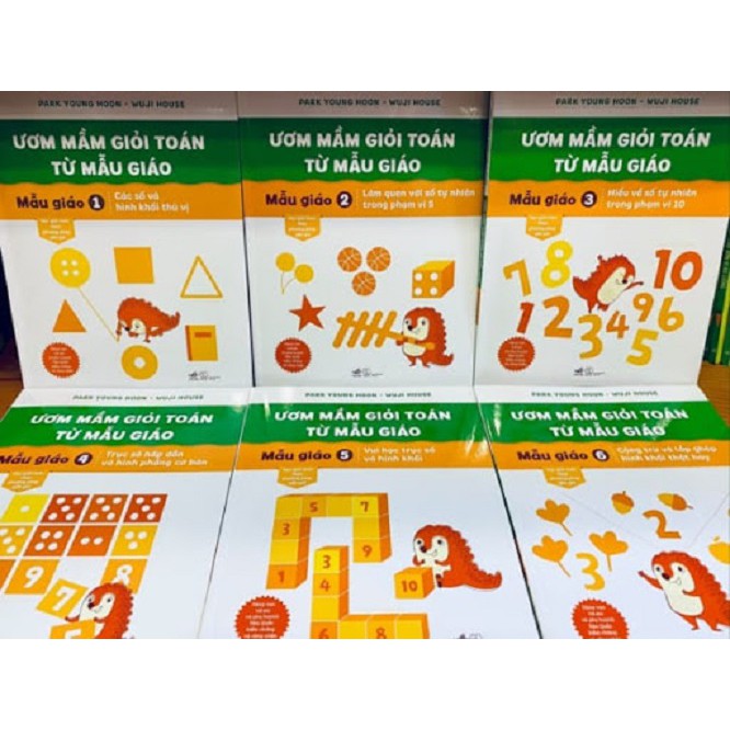Sách - Ươm Mầm Giỏi Toán Từ Mẫu Giáo - Mẫu Giáo 3: Làm Quen Với Số Tự Nhiên Trong Phạm Vi 10