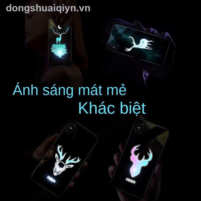 Ốp Điện Thoại Màu Dạ Quang Điều Khiển Bằng Giọng Nói Cho Iphone 8 7plus Xsmax Xr X Sự Bảo Vệ