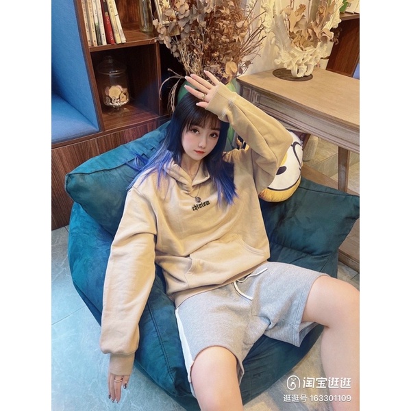 Áo nỉ hoodie unisex nam nữ AN05 chất nỉ lót bông mũ 2 lớp form rộng