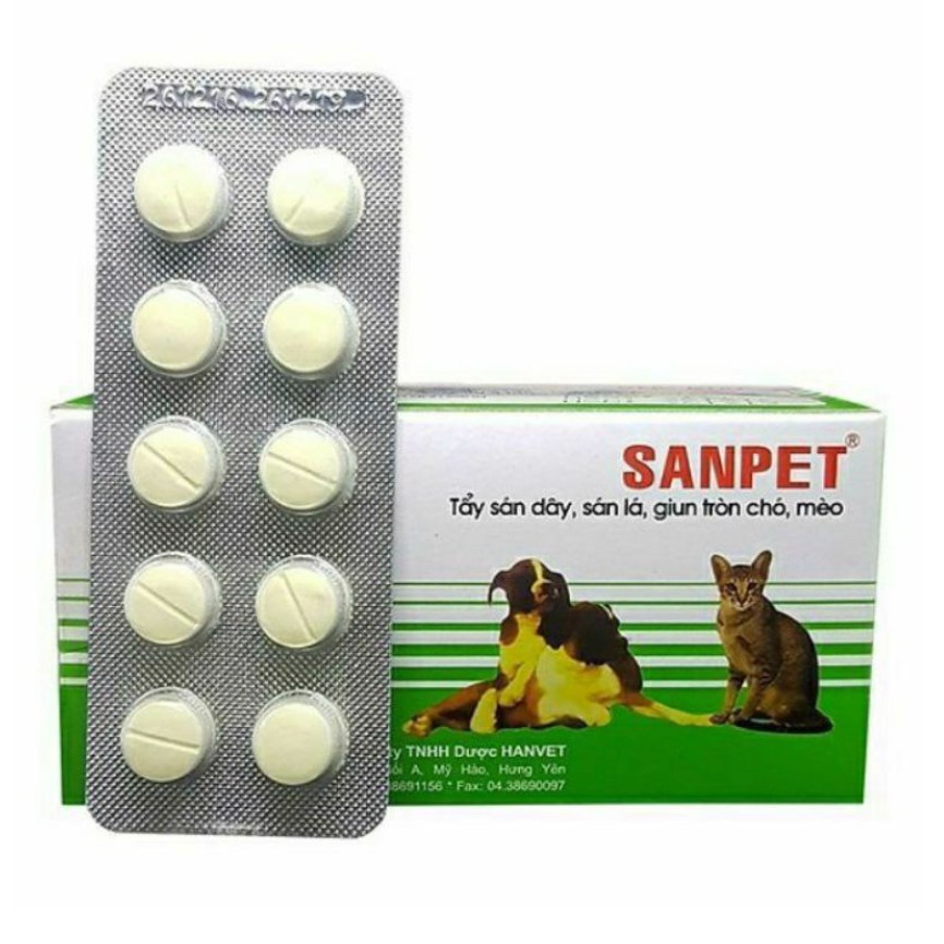 sanpet cho thú cưng - 1viên/5kg thể trọng