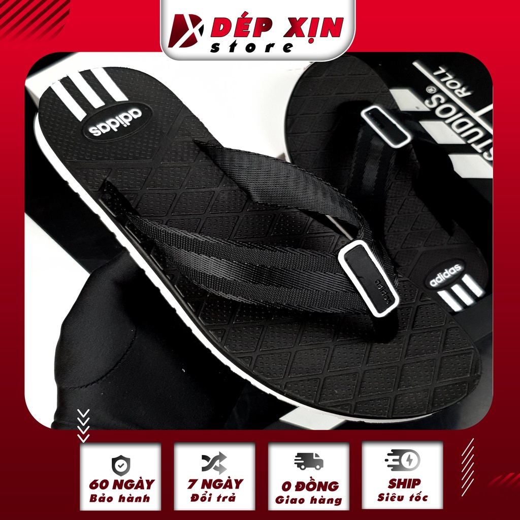 Dép Kẹp Adidas Thái Lan cao cấp đế TPR quai vải siêu bền nhẹ