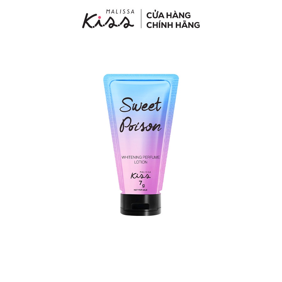 Sachet Sữa Dưỡng Trắng Da Toàn Thân Hương Nước Hoa Malissa Kiss - Hương Sweet Poison 5g