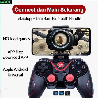 Giá đỡ điện thoại thông minh Bluetooth X3 Gamepad Tay cầm chơi game K21 điều khiển không dây cho PUBG