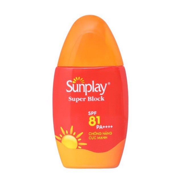 Sữa Chống Nắng Cực Mạnh Sunplay Super Block Kháng Nước Tốt SPF 81/PA++++ 70g