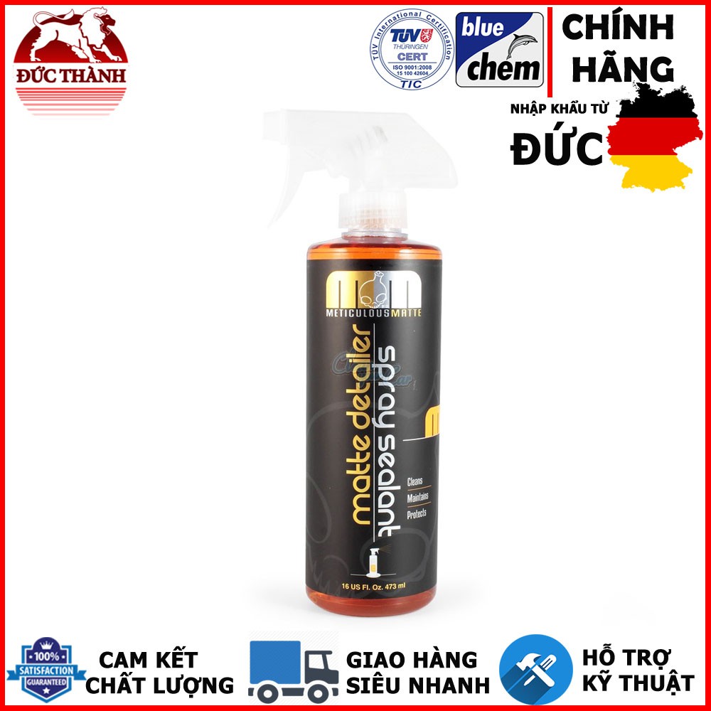 Nano Sealant dạng xịt bảo vệ làm mới sơn mờ Chemical Guys Meticulous Matte Detailer 16oz ducthanhauto