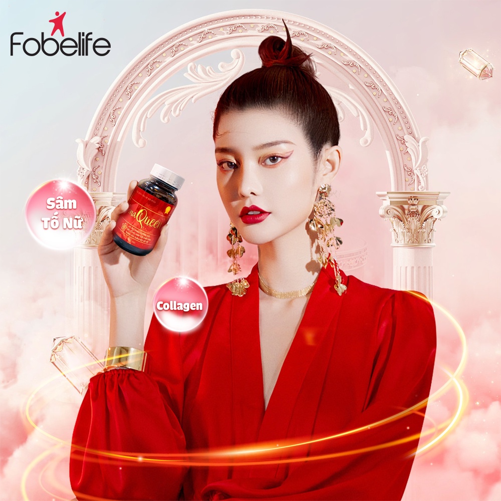Viên Uống Sona Queen Fobe Hỗ Trợ Cải Thiện Tăng Cường Nội Tiết Tố Nữ - Hộp 30 Viên