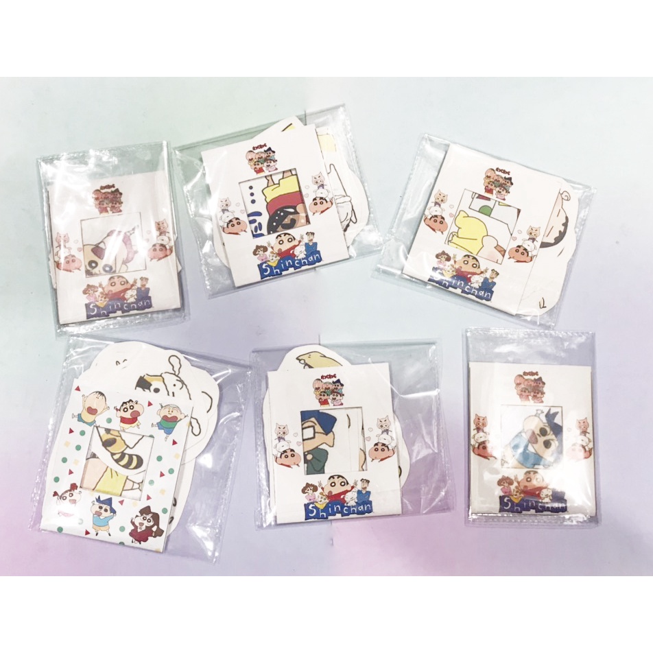 sticker shin cắt rời size to SCI23 có bao giấy cute dễ thương bullet journal