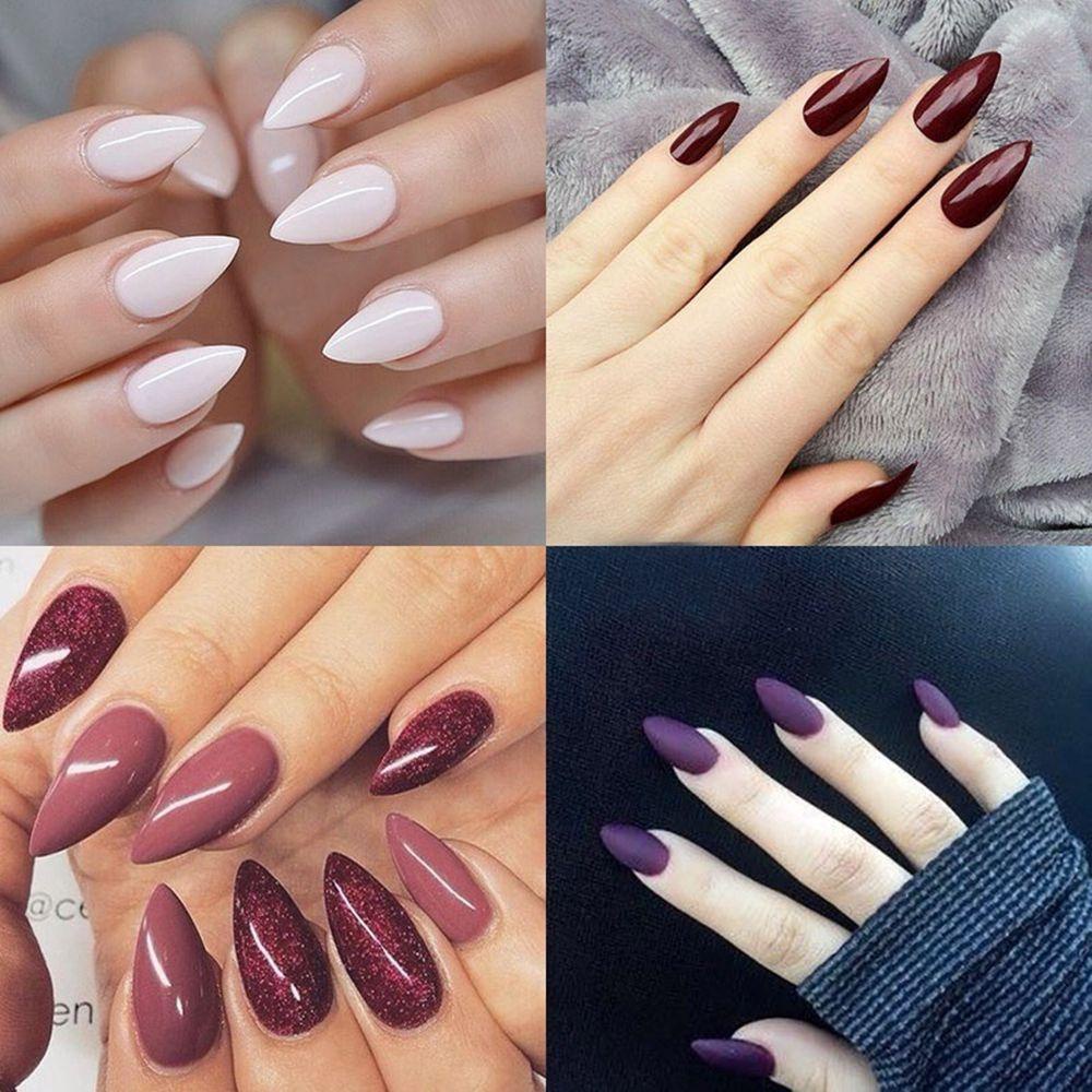 Set 500 Móng Tay Giả Bằng Acrylic Cao Cấp