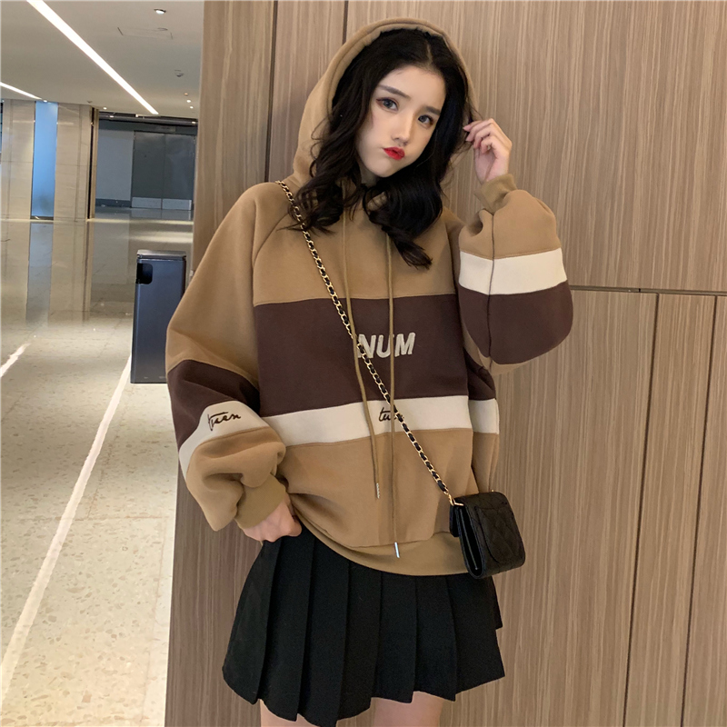 Áo hoodie dài tay phong cách Hàn Quốc cho nam và nữ
