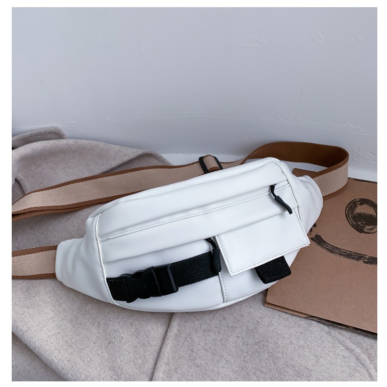 Túi đeo chéo, túi bao tử, túi unisex chất liệu da - TKM STORE | BigBuy360 - bigbuy360.vn