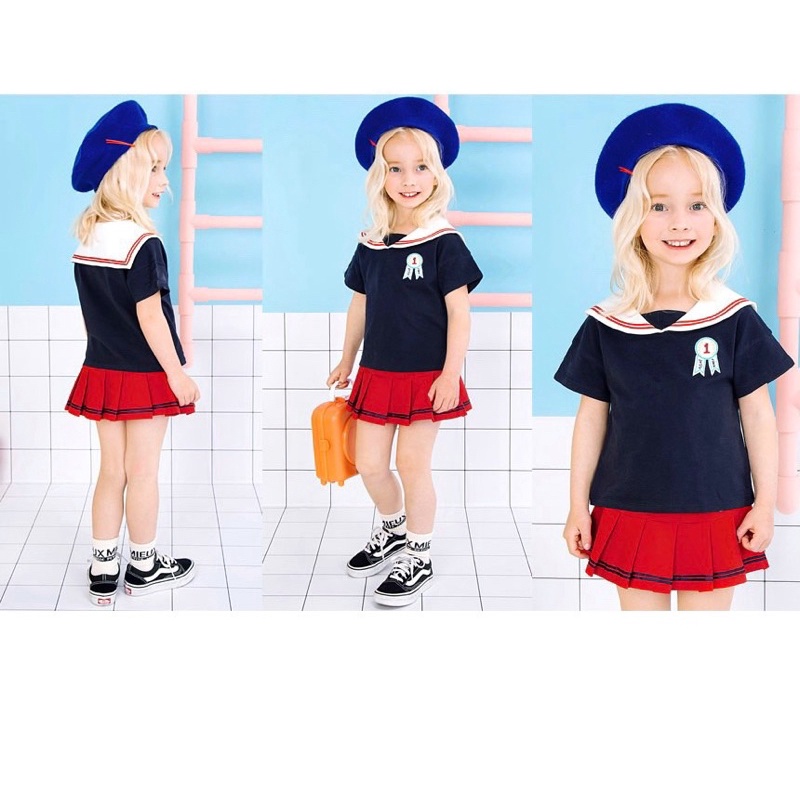 Bộ Petite cổ thuỷ thủ