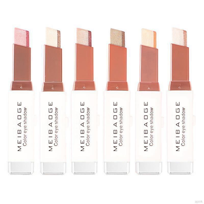[Hàng mới về] MEIBAOGE Phấn mắt 2 màu kiểu Gradient dạng thỏi độ bóng cao tiện dụng | BigBuy360 - bigbuy360.vn