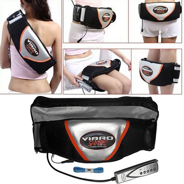 Đai rung nóng giảm mỡ bụng Vibro Shape , Máy mát xa