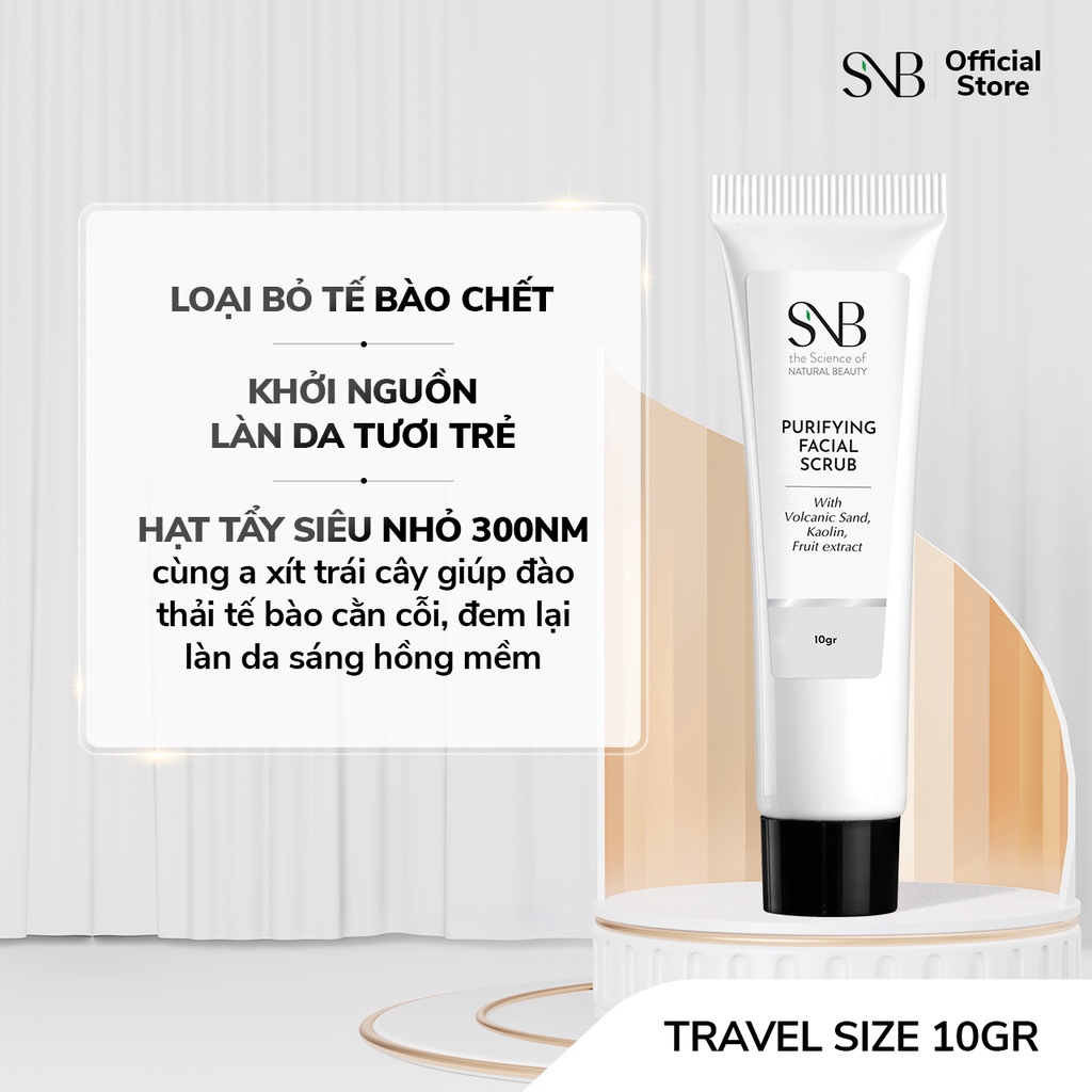 Kem Tẩy Tế Bào Chết Purifying Facial Scrub SNB 10gr