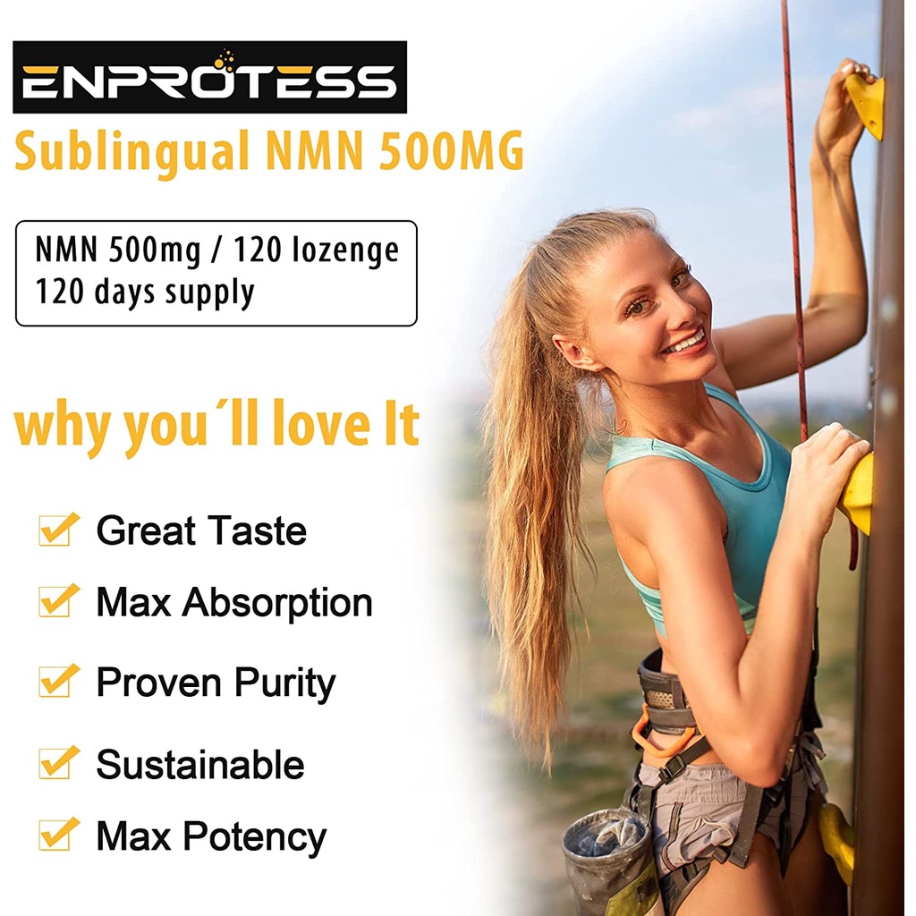 NMN 500mg 120 Viên - Chống Lão Hóa Cấp Tế Bào - Nicotinamide Mononucleotide