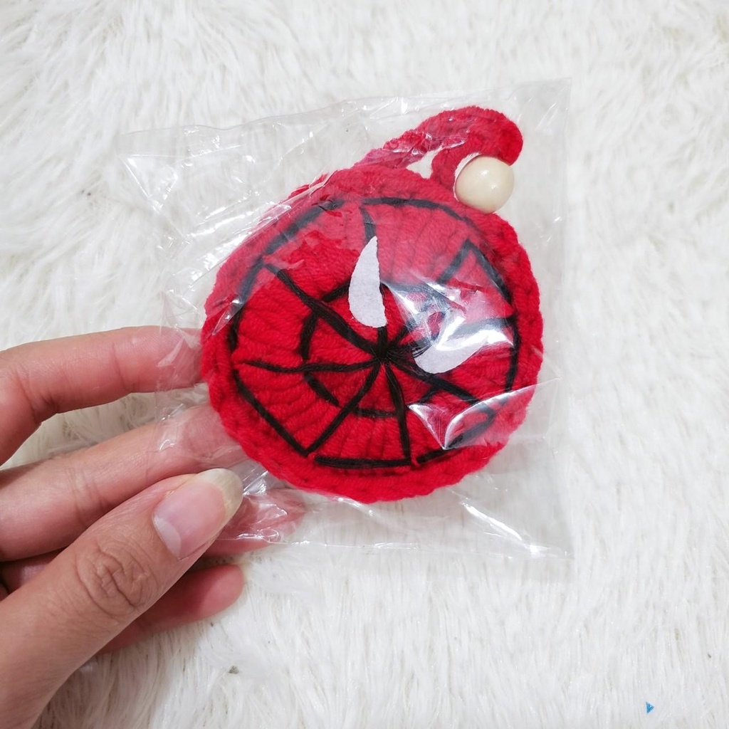 [Chọn mẫu] Túi len đựng tỏi cho trẻ sơ sinh tránh vía có dây đeo handmade.