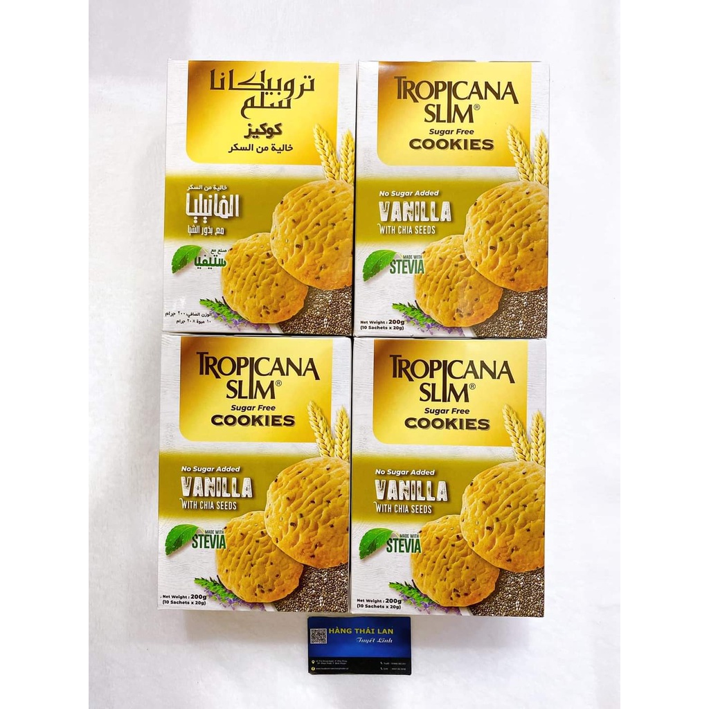 Bánh quy ĂN KIÊNG Tropicana Slim Vani 200g