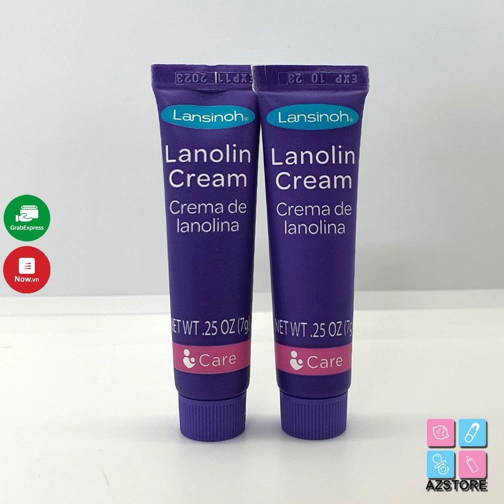 Kem bôi nứt đầu ti Lansinoh - Nứt cổ gà Lansinoh Lanolin minis nipple Cream 7gr