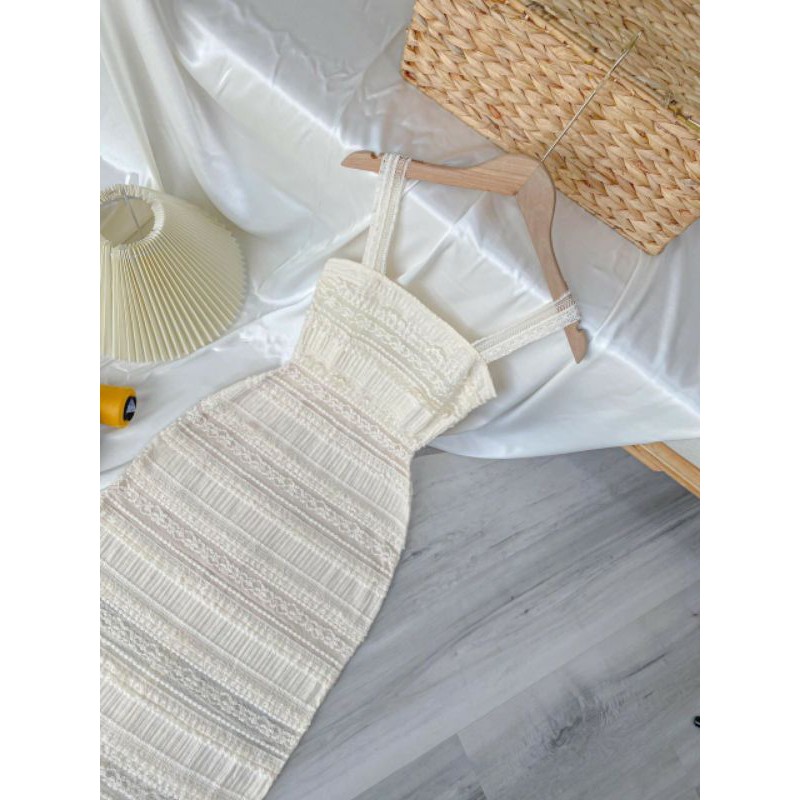 Đầm Ren 2 Dây Body Dáng Maxi Dài Tôn Dáng 2 lớp Có Mút Ngực 3 Màu - Váy 2s Quyến Rũ | BigBuy360 - bigbuy360.vn