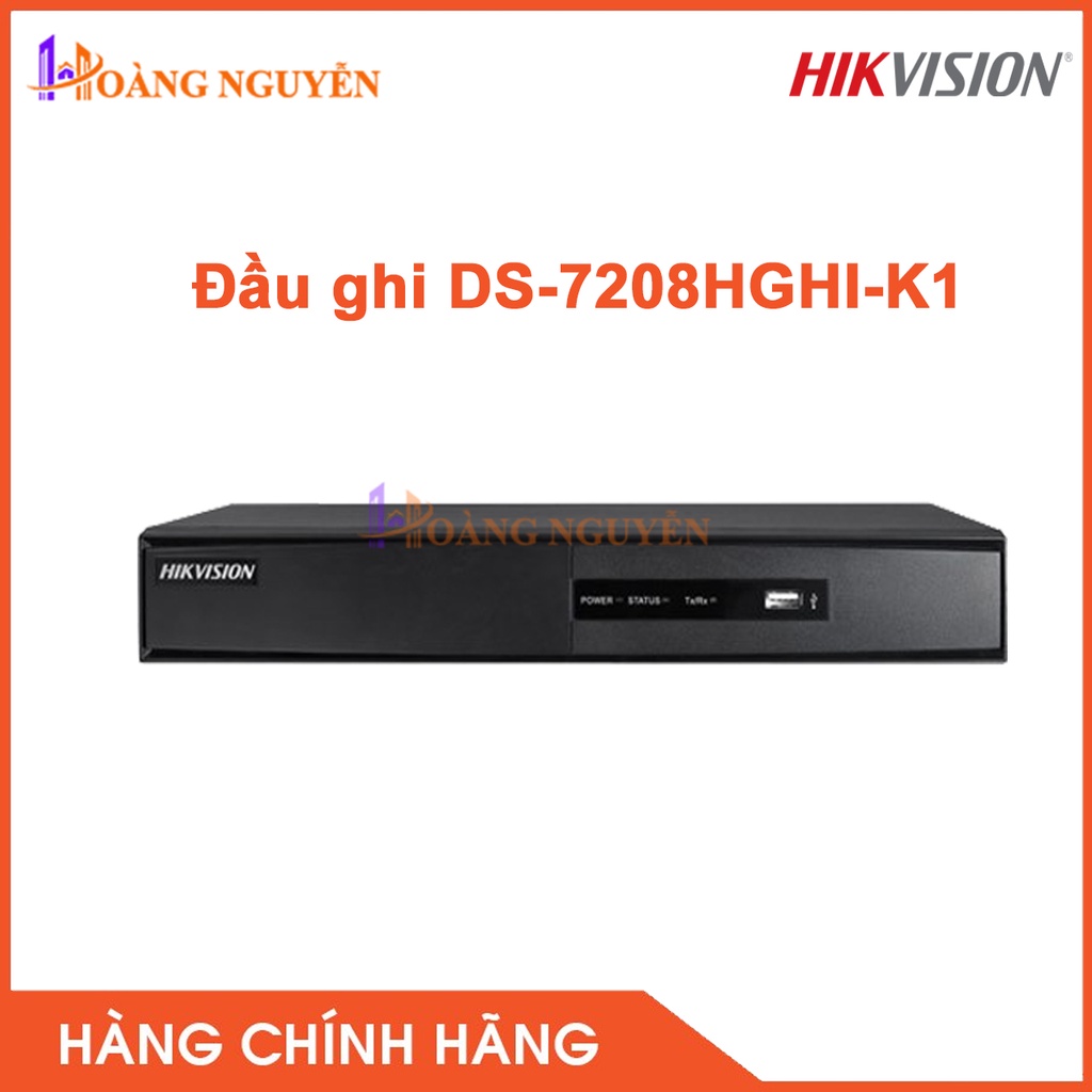 [NHÀ PHÂN PHỐI] Đầu ghi hình 8 kênh 5 in 1 HIKVISION DS-7208HGHI-K1