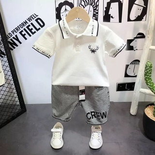 Áo polo bé trai cotton mềm chất đẹp Áo phông bé 1-5 tuổi