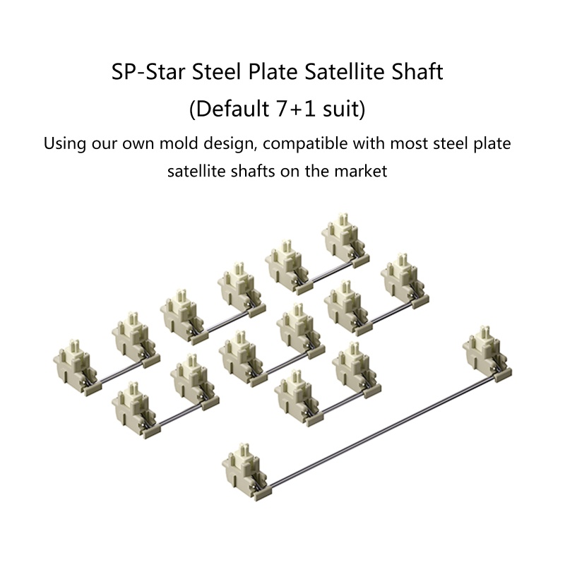 Trục Ổn Định Vệ Tinh btsg 6.25U 2U Cho Bàn Phím Cơ 61 / 87 / 104 / 108