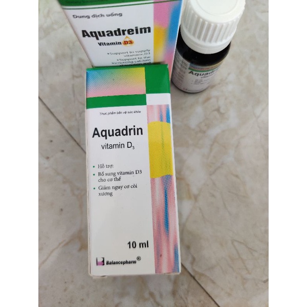 Aquadrin vitamin d3 k2 mk7 dạng nhỏ giọt