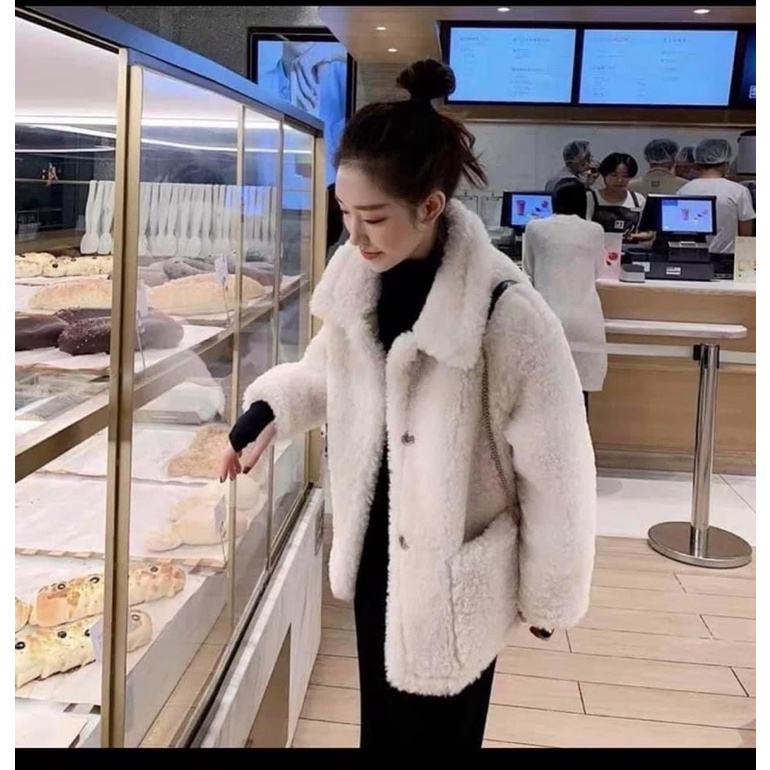 Set áo khoác lông kèm váy len body loại đẹp | BigBuy360 - bigbuy360.vn