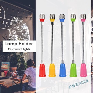 E27 LED Light Bulb Holder Universal Flexible Extension Lamp Adapter Socket