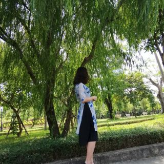 Áo dài cách tân liền váy