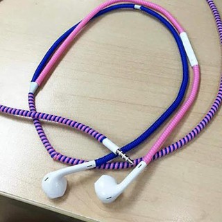 Dây quấn Sạc - Tai Nghe (Tai nghe quấn 4 dây, cáp sạc quấn 3 dây)