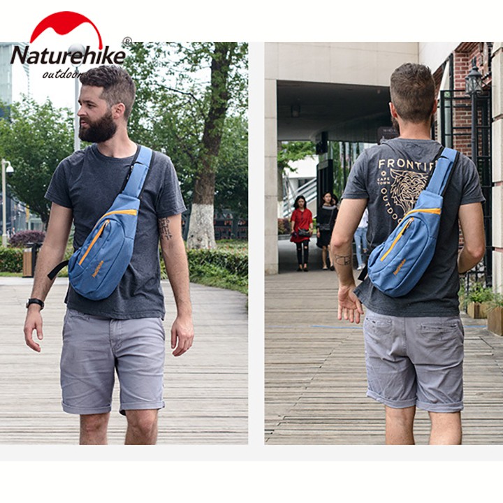 Túi đeo chéo du lịch dã ngoại thể thao chạy bộ Naturehike hàng chính hãng