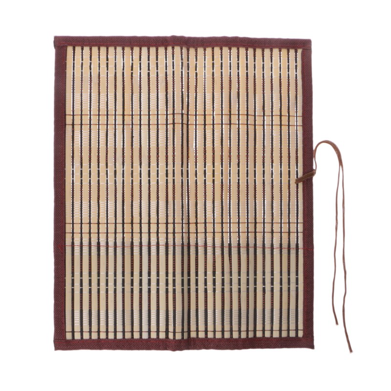 Bộ túi thanh tre cuộn dành cho đựng bút cọ viết thư pháp